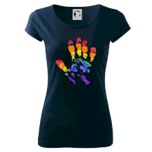LGBT hand print
