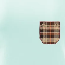 Flanelové triko hnědé