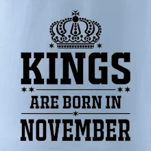 Kings are born in November