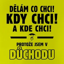 Dělám co chci, kdy chci důchod