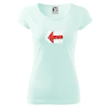 Párová turistická značka  červená