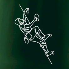 Lezecká stěna jedním tahem