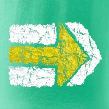 Párová turistická značka žlutá