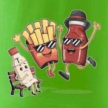 Souboj o hranolky kečup tatarka