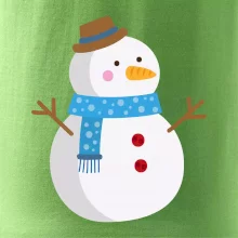 Sněhulák se šálou