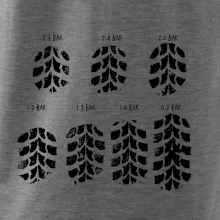 Pneumatiky - obtisk v závislosti na tlaku