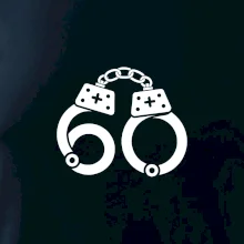 Narozeninové tričko pro policajta - pouta 60