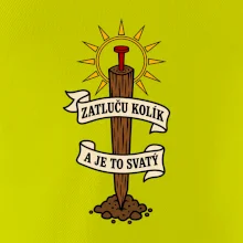 Geodet zatluču kolík a je to svatý