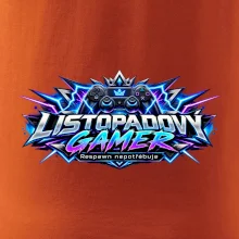 Listopadový gamer s neonovým herním ovladačem