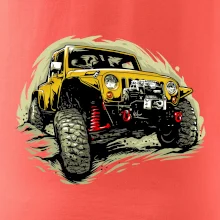 Žlutý offroad s navijákem