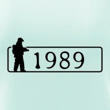 Hasič - ročník narození v rámečku