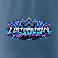 Listopadový gamer s neonovým herním ovladačem