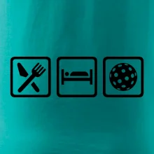 Eat sleep florbal v řadě