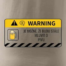 Warning mluvení - pivo