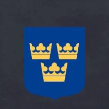 Švédský znak tři korunky velký