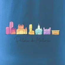 Mallorca - Siluety památek - barevné