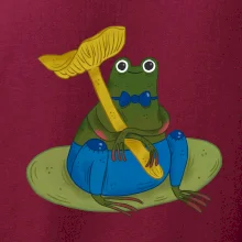 Žába s houbou  (studio-arte.cz)
