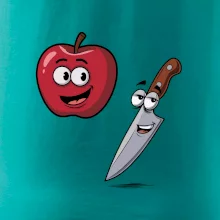 Parové triko - Jablko a nůž