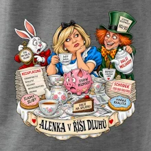 Alenka v říši dluhů čajový dýchánek státního rozpočtu