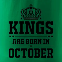 Kings are born in October