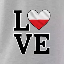 Love Polská vlajka