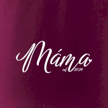 Máma od roku -  psací písmo