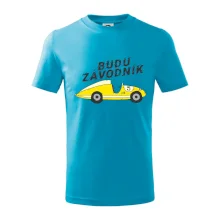 Budu závodník žluté  auto