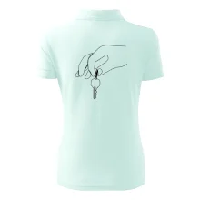 Klíče a ruka jedním tahem