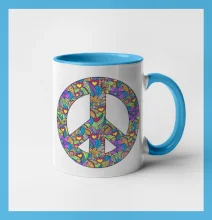 Peace symbol mandela