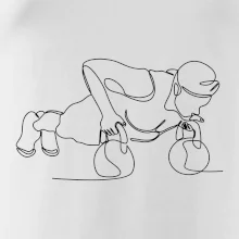 Kitebell posilování jedním tahem