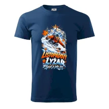 Listopadový lyžař král zasněžených svahů