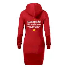 Elektrikář - hlavní jistič - Nápis na zádech