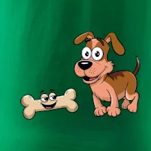 Parové triko - Pes a kost