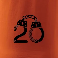 Narozeninové tričko pro policajta - pouta 20