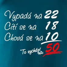 Vypadá, cítí se, chová se - 50 let