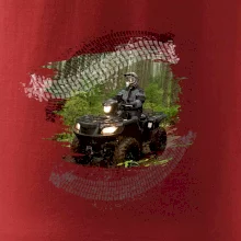 ATV čtyřkolka v lese