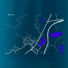 Chlumec 403 39 mapa s vodními toky