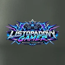 Listopadový gamer s neonovým herním ovladačem