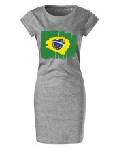 Brazílie vlajka srdce