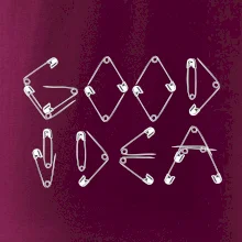 Good Idea nápis zavírací špendlík