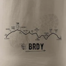 Profil kopců - Brdy