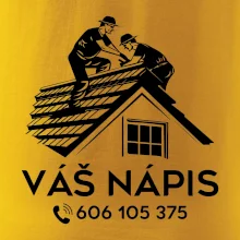 Tričko pro pokrývače - Dva dělníci