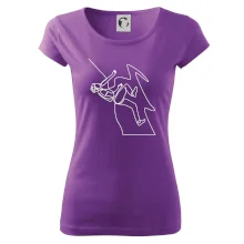 Lezec na skále jedním tahem