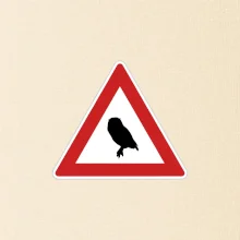 Dopravní značka - Pozor sova