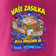 Vaše zásilka byla odeslána do jiné dimenze