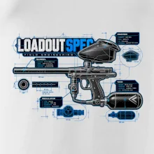 Technický výkres loadout spec paintball
