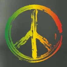 Peace symbol paint