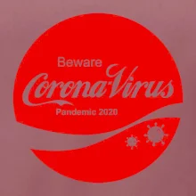 Corona virus pandemic logo