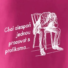 Chci alespoň jednou pracovat s profíkama