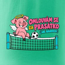 Nohejbalové prasátko na síti